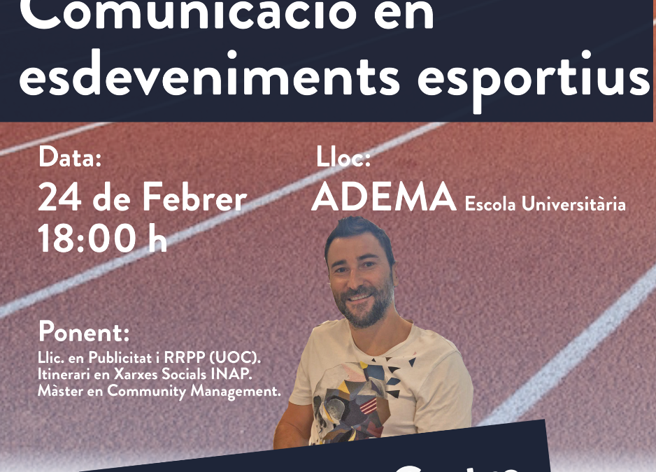 Ponència: Comunicació en esdeveniments esportius